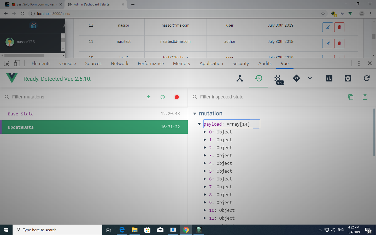 أبحث عن أسهل طريق لعمل Access Control Listلإطار Vuejs الأسئلة